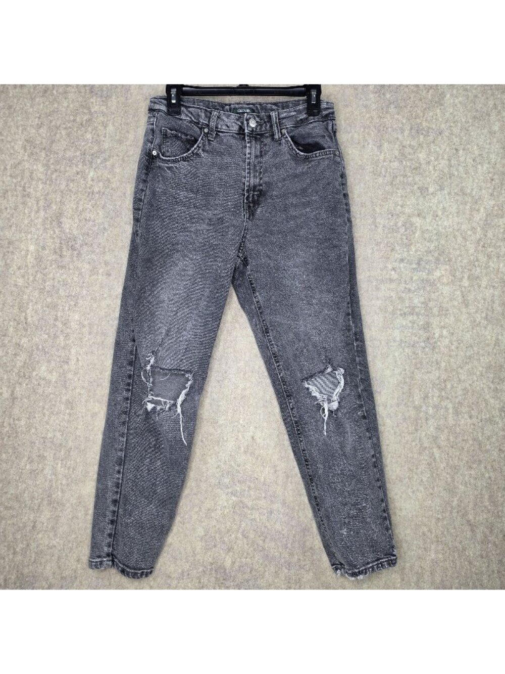 Wild Fable Womens Distressed Skinny Jeans Gray Size 8 High-Rise Cotton Blend